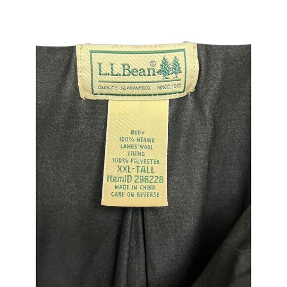 LL Bean Waterfowl 100%‎ Merino Lambs Wool Gore-tex 1/4 Zip Sweater XXL TALL - Picture 4 of 10